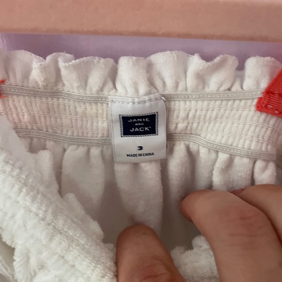 Janie and Jack girls coverup, size 3, good used condition. - Picture 2 of 2